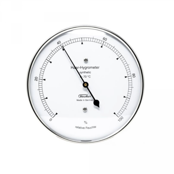 Fischer 122.01 – higrometr mechaniczny ścienny, precyzyjny, stalowy