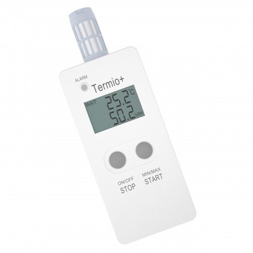 Termoprodukt TERMIOPLUS rejestrator temperatury i wilgotności data logger termohigrometr magazynowy