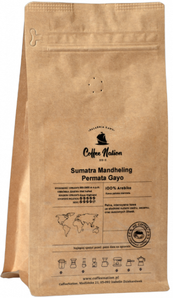 Sumatra Mandheling  Permata Gayo  1000g  -100% Arabika
