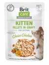 Brit Care Cat Kitten Kurczak filety w sosie 85g