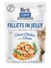 Brit Care Cat Kurczak i Ser filety w galarecie 85g