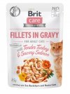 Brit Care Cat Indyk i Łosoś filety w sosie 85g