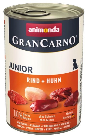 Animonda GranCarno Adult Rind Huhn Wołowina + Kurczak 400g