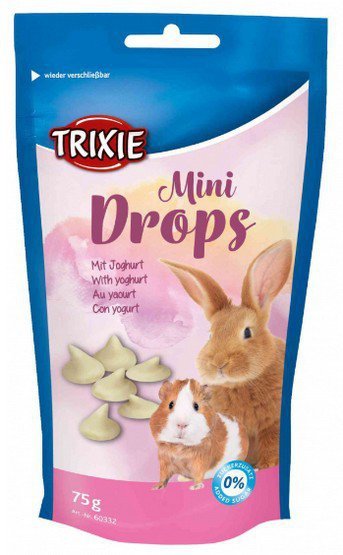 Trixie Dropsy jogurtowe dla gryzoni saszetka 75g [60332]