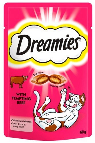 Dreamies Wołowina - przysmak dla kota 60g