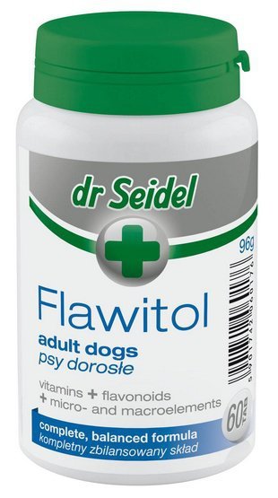 Dr Seidel Flawitol dla psów dorosłych 60 tabletek