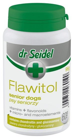 Dr Seidel Flawitol dla psów seniorów 60 tabletek