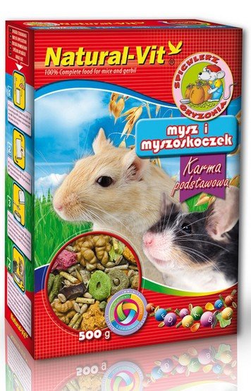 Natural-Vit Spichlerz Gryzonia - Mysz i myszoskoczek 500g
