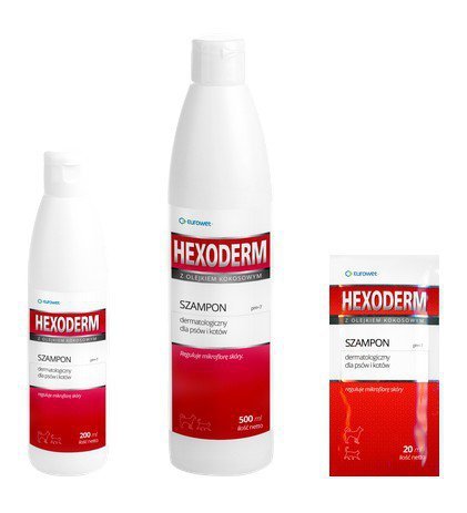 Eurowet Hexoderm - szampon dermatologiczny 200ml