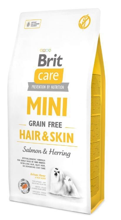 Brit Care MINI Hair Skin Łosoś i śledź 2kg