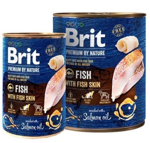 Brit Premium By Nature Fish &amp; Fish Skin puszka 400g