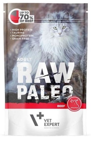 Raw Paleo Cat Adult Wołowina saszetka 100g