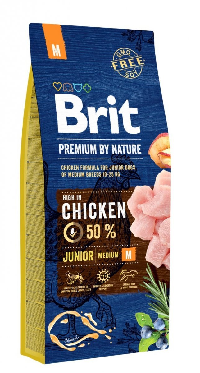 Brit Premium By Nature Junior M 15kg
