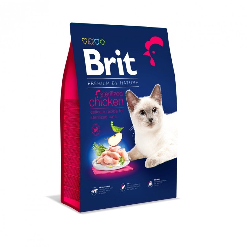 Brit Premium By Nature Cat Adult Sterilized Chicken 1,5kg
