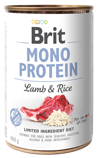 Brit Mono Protein Lamb Rice 400g - jagnięcina i ryz