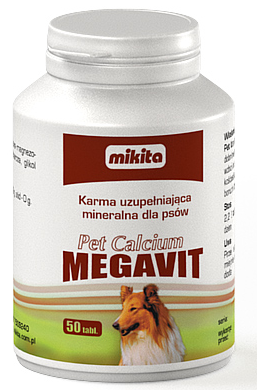 Mikita Megavit Pet Calcium 50 tabletek