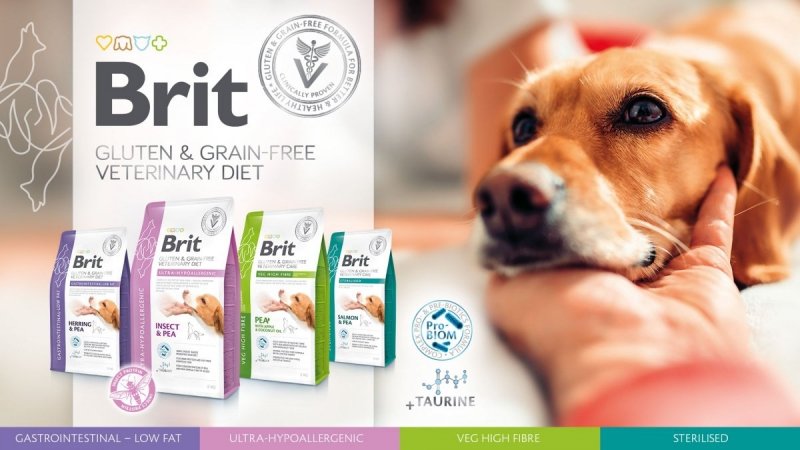 Brit Veterinary Diet Dog Gluten &amp; Grain-free Gastrointestinal Low Fat 12kg