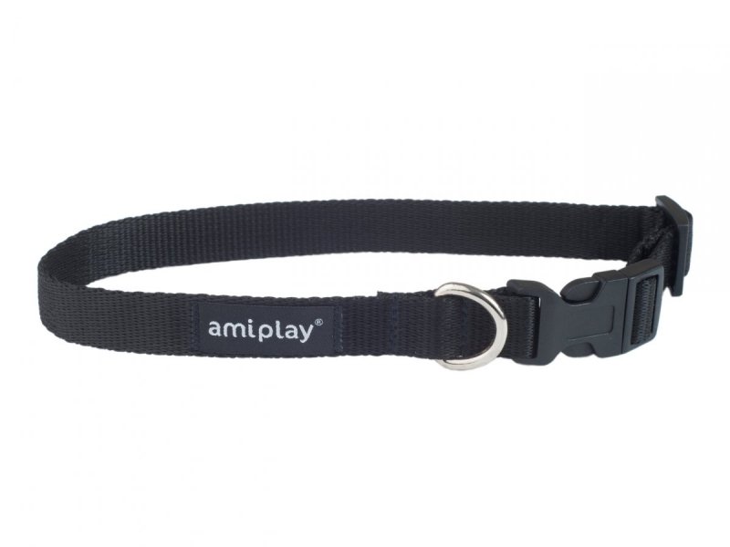 Amiplay Basic Obroża S 20-35/1cm czarna