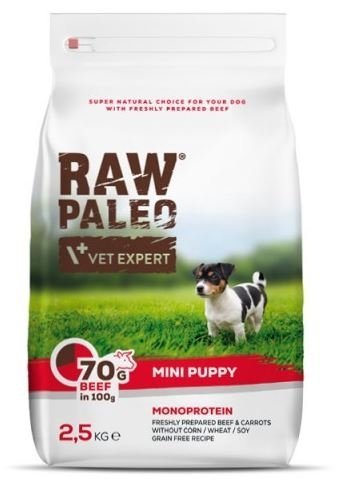Raw Paleo Puppy Mini Beef 2,5kg
