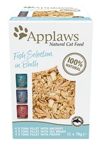 Applaws saszetki dla kota Fish Selection Multipack 12x70g