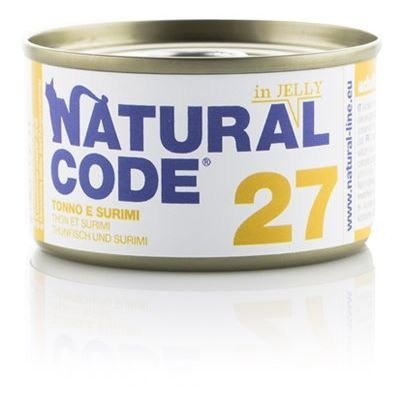 Natural Code Cat 27 Tuńczyk i surimi w galaretce 85g