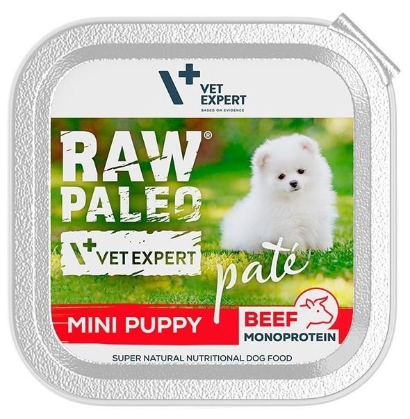 Raw Paleo Pate Mini Puppy wołowina 150g