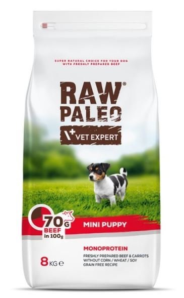 Raw Paleo Puppy Mini Beef 8kg
