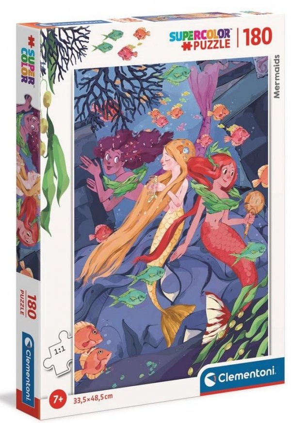 Puzzle 180 Super Kolor Mermaids