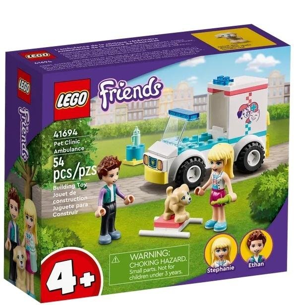 Lego FRIENDS 41694 Karetka kliniki dla zwierzątek