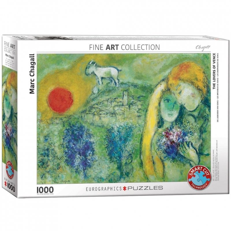 Puzzle 1000 Kochankowie w Wenecji, Marc Chagall
