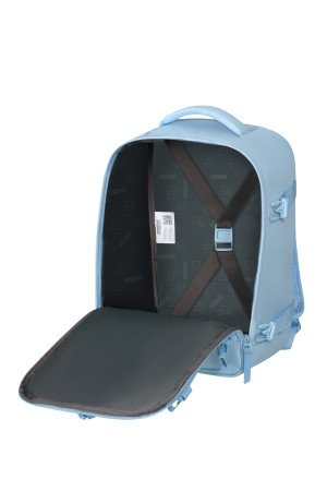  Torba/ plecak podręczny do RYANAIR . AMERICAN TOURISTER TAKE2CABIN CASUAL BACKPACK S PASTEL BLUE  21-004