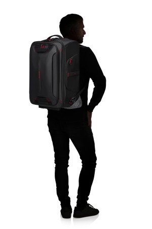  Bagaż podręczny/ Plecak- walizka na kołach ECODIVER DUFFLE/WH 55/20 BACKPACK BLACK 09-012