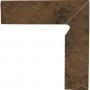 Semir Brown Cokół Schodowy Dwuelementowy Strukturalny Prawy 30x8,1x1,1 