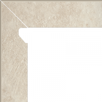 Scandiano Beige Cokół 2 El. Lewy 8,1x30