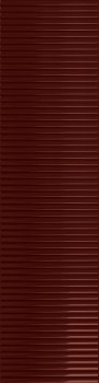 Tubądzin Groove Burgundy 1 Gloss STR Płytka ścienna 29,8x7,8