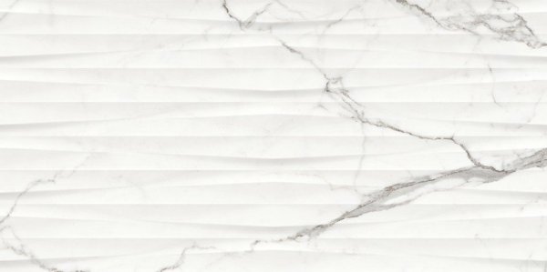Opoczno Ginevra White Structure Glossy Rect 29,8x59,8