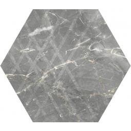 PARADYZ PAR marvelstone light grey heksagon gres szkl. mat. 19,8x17,1 g1 198x171 g1 m2