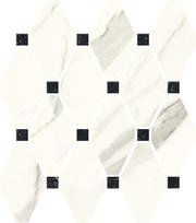PARADYZ MW calacatta mozaika cięta mix poler 23,6x25,2 g1 236x252 g1 szt