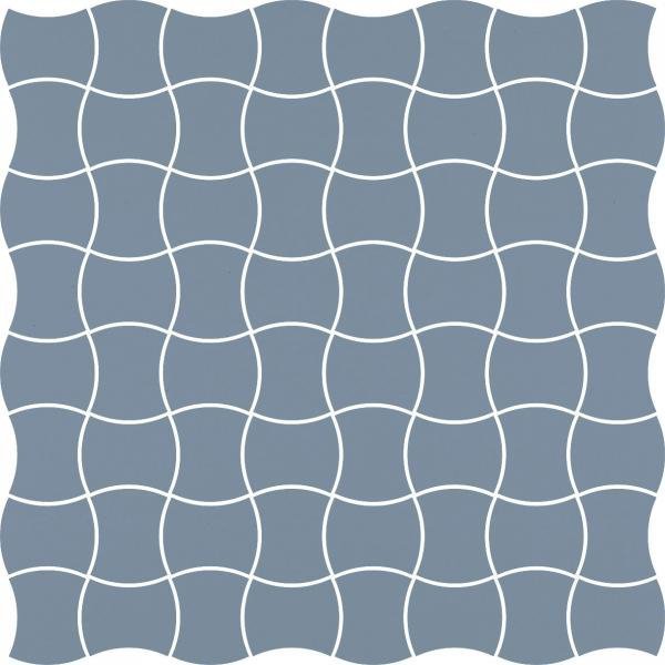 PARADYZ PAR modernizm blue mozaika prasowana k.3,6x4,4 30,86x30,86 g1 309x309 g1 szt