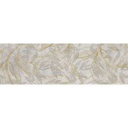 CERRAD gres softcement white decor flower rect 1197x297x8 g1 m2