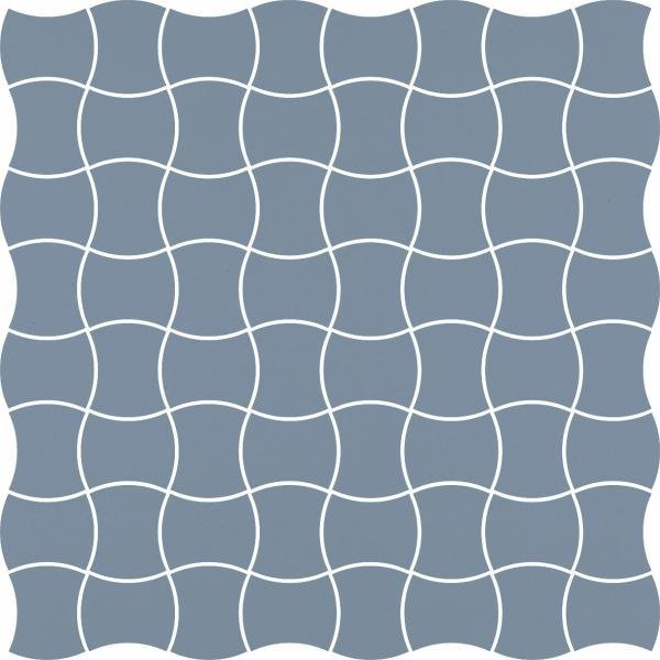 PARADYZ PAR modernizm blue mozaika prasowana k.3,6x4,4 30,86x30,86 g1 309x309 g1 szt