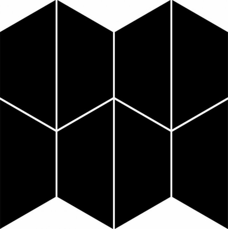 CERAMIKA BIANCA prestige black mosaic 258x258 mm WYPRZEDAŻ DOTYCZY STANÓW MAGAZYNOWYCH (30 szt) g1 szt