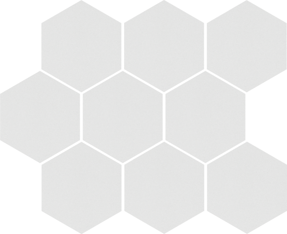 CERRAD cambia white lappato mozaika heksagon 33,4x27,53x8 g1 szt