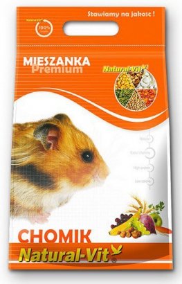 Natural-Vit Mieszanka dla chomików Premium 500g [838] 