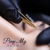 Nano pęseta złota #classic do regulacji brwi Pimp My Brows