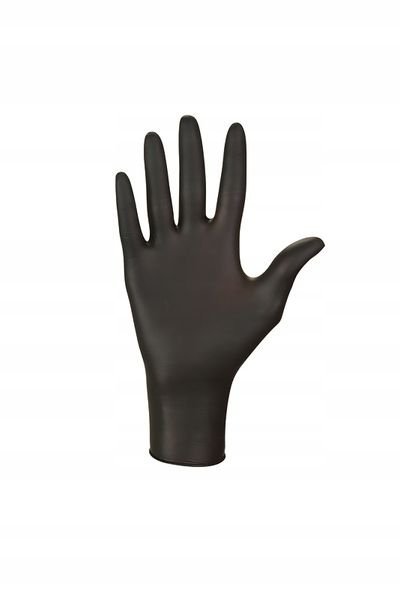 Rękawice / rękawiczki nitrylowe bezpudrowe 100 szt. BLACK