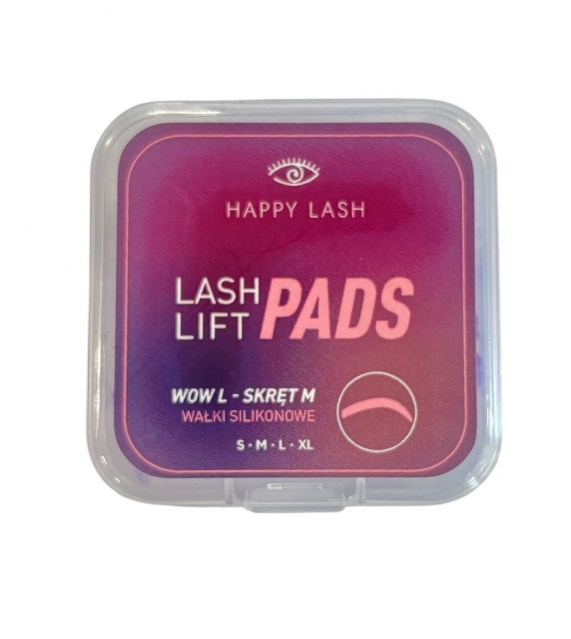 Wałeczki silikonowe do laminacji rzęs | WoW-L skręt M | Happy Lash