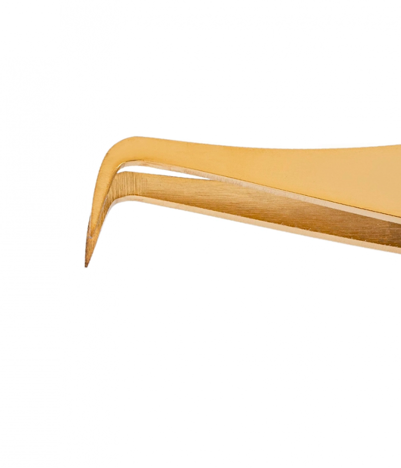 Pęseta do rzęs Smart Slim 120 Gold