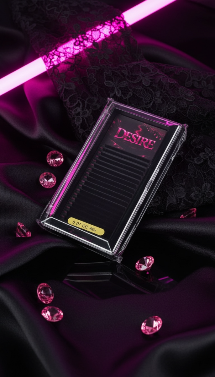 Rzęsy DESIRE M 0,07