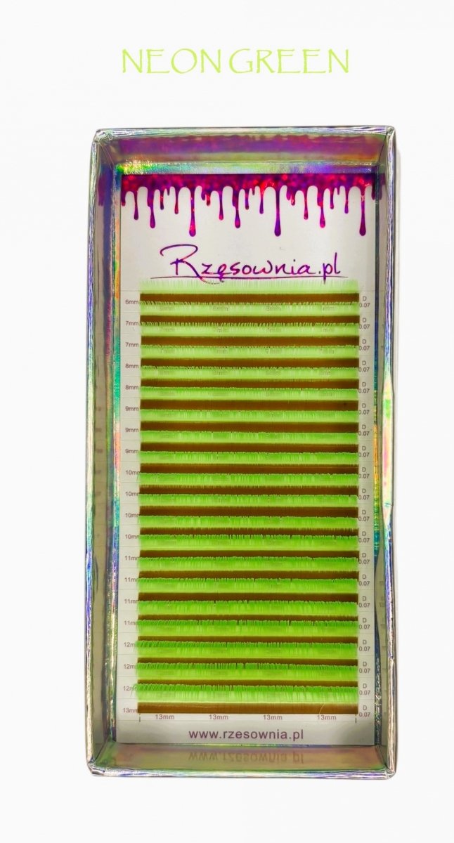 Rzęsy Lash Queen 0,07 by Katarzyna Borkowska NEON COLOURS